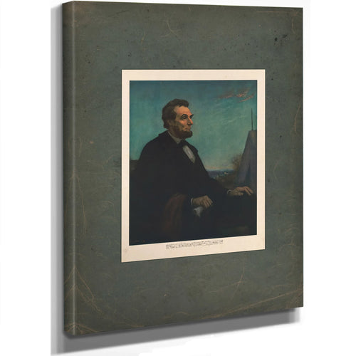 Abraham Lincoln 1921 — Stretched Canvas Print | Bella Frye