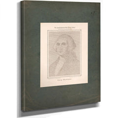 The Constitution of the United States Including Its Amendments George Washington 194 — Stretched Canvas Print | Bella Frye