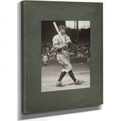 Ty Cobb Paul Thompson Cropped — Stretched Canvas Print | Bella Frye