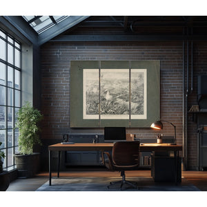 Capture of El Caney El Paso Fortifications of Santiago 1898 — Framed Wall Art Room View | Bella Frye