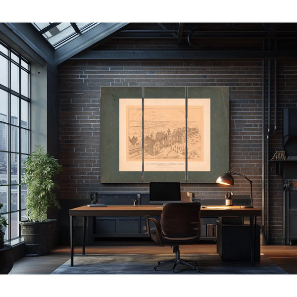 Ex Confederate Soldiers Home 1884 — Framed Wall Art Room View | Bella Frye