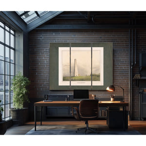 Groton Monument 19th Century — Framed Wall Art Room View | Bella Frye