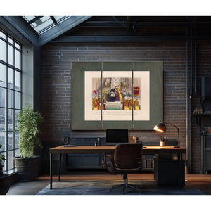 Imposing the Cardinals Berretta Upon His Grace Archbishop Mccloskey of New Y — Framed Wall Art Room View | Bella Frye