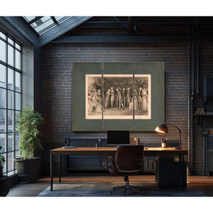 the Peace Ball at Fredericksburg Virginia 1896 — Framed Wall Art Room View | Bella Frye