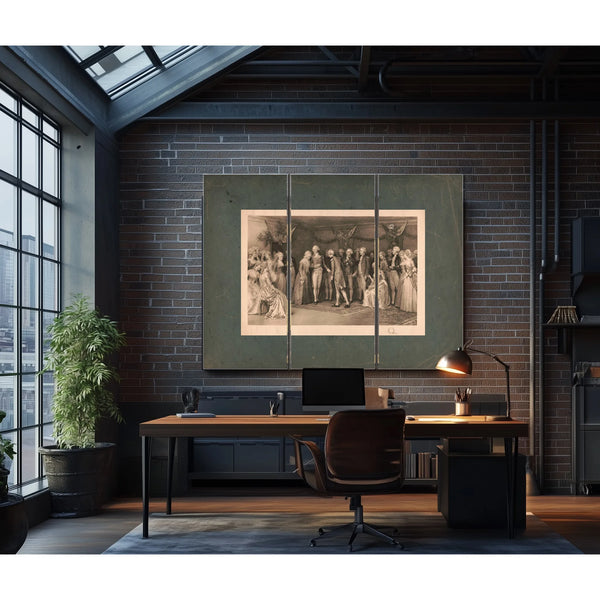 the Peace Ball at Fredericksburg Virginia 1896 — Framed Wall Art Room View | Bella Frye