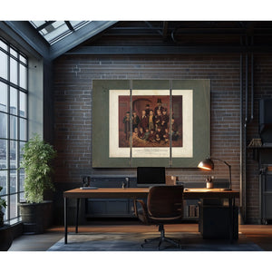 Dl Moody and Jv Farwells First Sunday School Class North Market Hall Chicago — Framed Wall Art Room View | Bella Frye