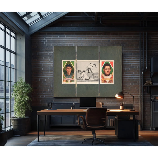 Geo T Stovalljames Austin St Louis Browns Baseball Card Portrait — Framed Wall Art Room View | Bella Frye