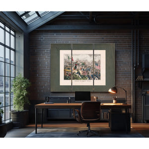 Battle of Cerro Gordo April 18th 1847 1847 — Framed Wall Art Room View | Bella Frye