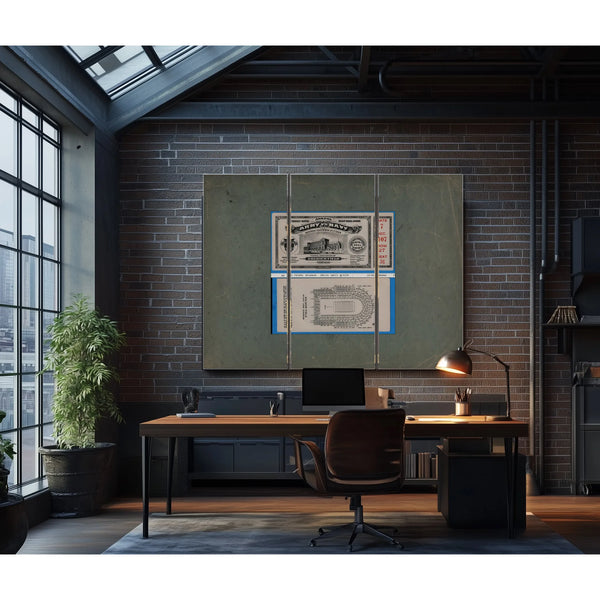 Ticket to the 1926 Army Navy Game 2 6438a1 — Framed Wall Art Room View | Bella Frye