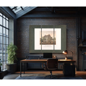 Home of Abraham Lincoln Springfield Ills 186 1865 187 — Framed Wall Art Room View | Bella Frye