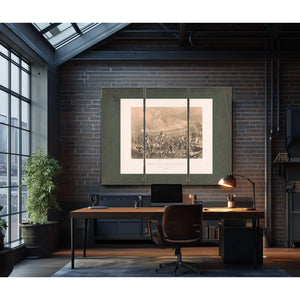 Battle of Williamsburgh 1862 — Framed Wall Art Room View | Bella Frye