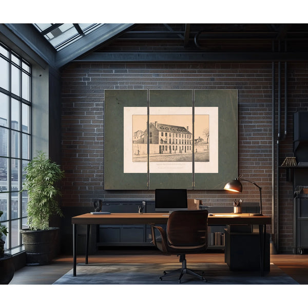Castle Thunder Richmond Va 19th Century — Framed Wall Art Room View | Bella Frye