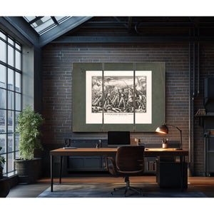 A Little More Grape Capt Bragg General Taylor at the Battle of Buena Vista Feb — Framed Wall Art Room View | Bella Frye