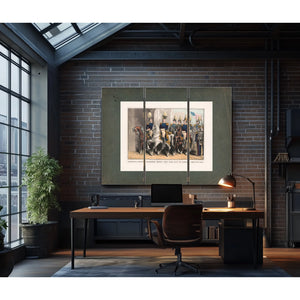 General Scotts Victorious Entry Into the City of Mexico Sept 14th 1847 1847 — Framed Wall Art Room View | Bella Frye