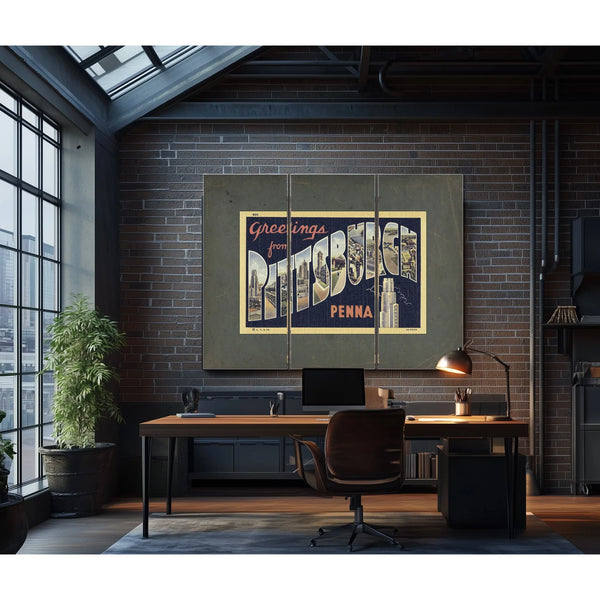 Pennsylvania Pittsburgh — Framed Wall Art Room View | Bella Frye