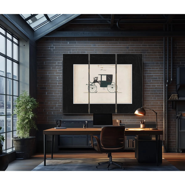 Design for Landaulet No 365 — Framed Wall Art Room View | Bella Frye