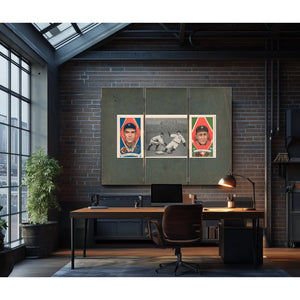 George Moriartyty Cobb Detroit Tigers Baseball Card Portrait 2 — Framed Wall Art Room View | Bella Frye