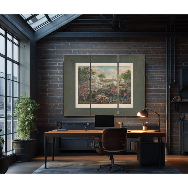 Battle of Cold Harbor 1888 — Framed Wall Art Room View | Bella Frye