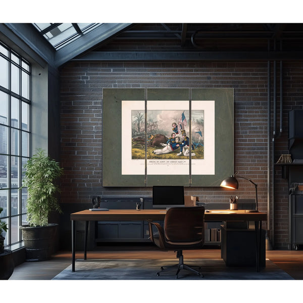 Death of Lieut Col Henry Clay Jr of the Second Regiment Kewntucky Volunteers — Framed Wall Art Room View | Bella Frye