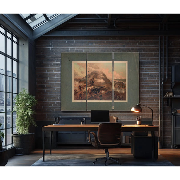 Capture of Fort Fisher 1887 — Framed Wall Art Room View | Bella Frye