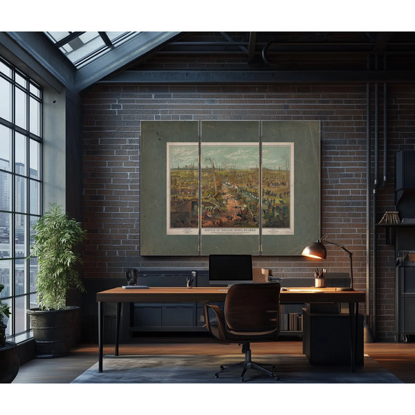 Battle of Shiloh April 6th 1862 1862 — Framed Wall Art Room View | Bella Frye