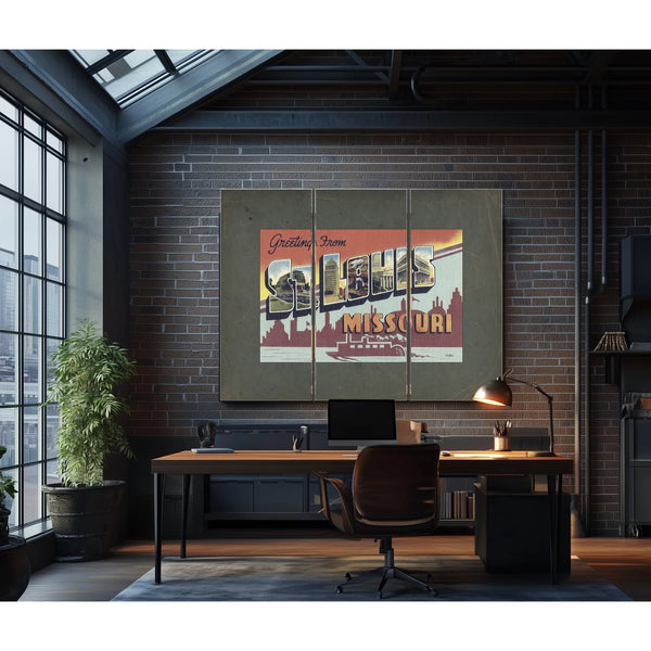 Missouri St Louis — Framed Wall Art Room View | Bella Frye