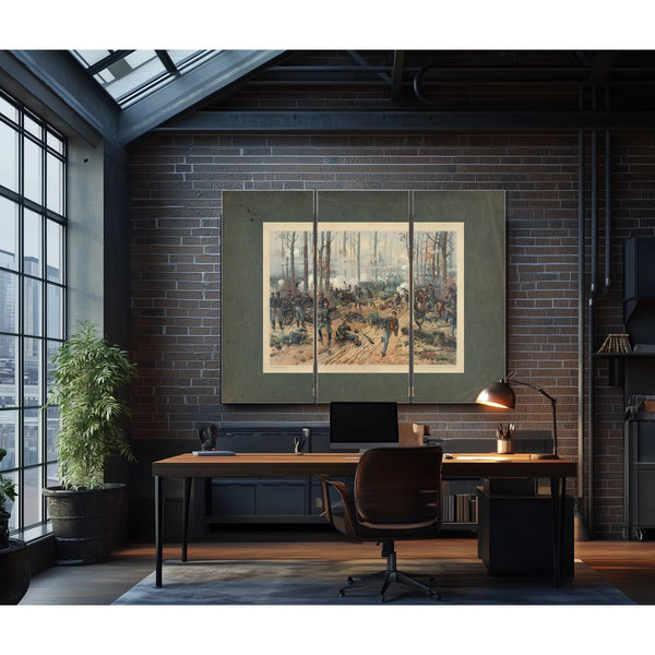 Battle of Shiloh 1888 — Framed Wall Art Room View | Bella Frye