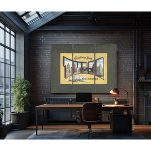 Oklahoma Tulsa — Framed Wall Art Room View | Bella Frye