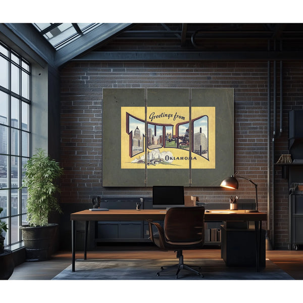 Oklahoma Tulsa — Framed Wall Art Room View | Bella Frye