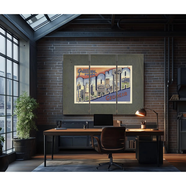 Georgia Atlanta — Framed Wall Art Room View | Bella Frye