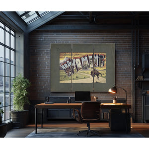 Wyoming — Framed Wall Art Room View | Bella Frye
