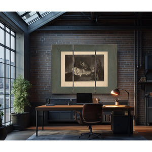 Last Moments of Washington 1864 — Framed Wall Art Room View | Bella Frye