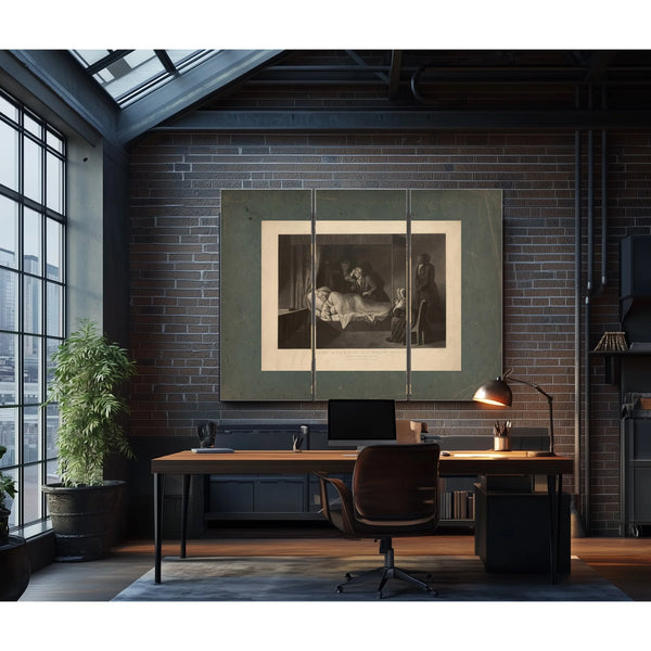 Last Moments of Washington 1864 — Framed Wall Art Room View | Bella Frye