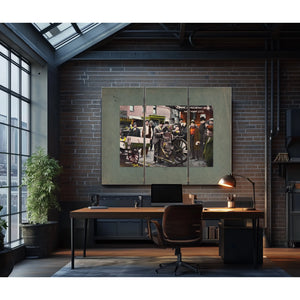 The Huddled Masses of Mulberry Bend — Framed Wall Art Room View | Bella Frye