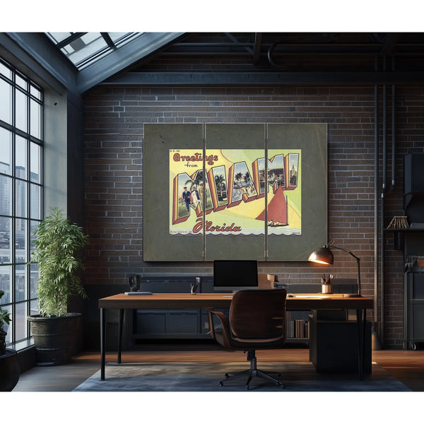 Florida Miami — Framed Wall Art Room View | Bella Frye