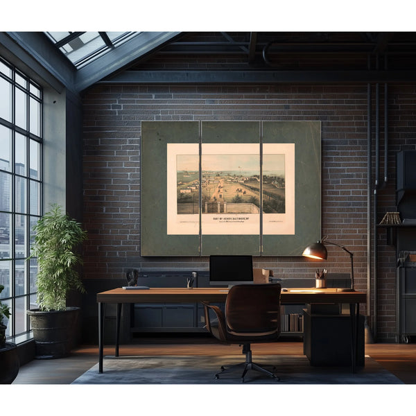 Fort Mchenry Baltimore Md 1861 — Framed Wall Art Room View | Bella Frye