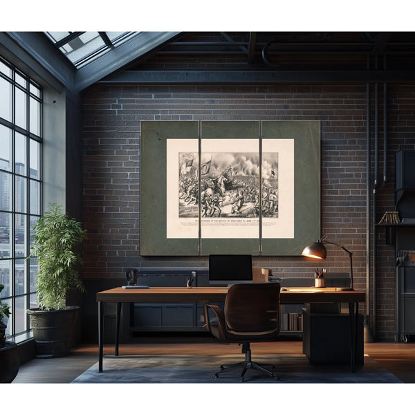 General Meagher at the Battle of Fair Oaks Va June 1st 1862 1862 — Framed Wall Art Room View | Bella Frye