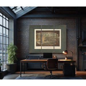 First Appearance of Jenny Lind in America at Castle Garden Septr 11th 185 T — Framed Wall Art Room View | Bella Frye