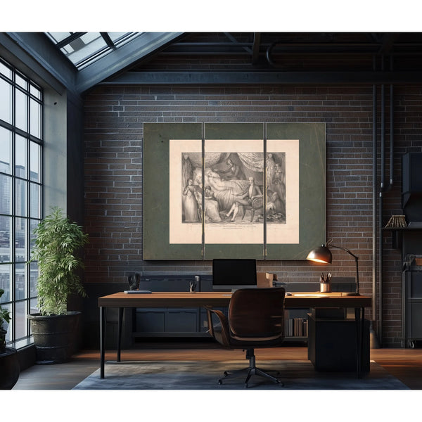 Death of Washington Dec 14 Ad 1799 1841 — Framed Wall Art Room View | Bella Frye