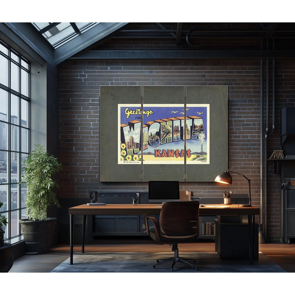 Kansas Wichita — Framed Wall Art Room View | Bella Frye