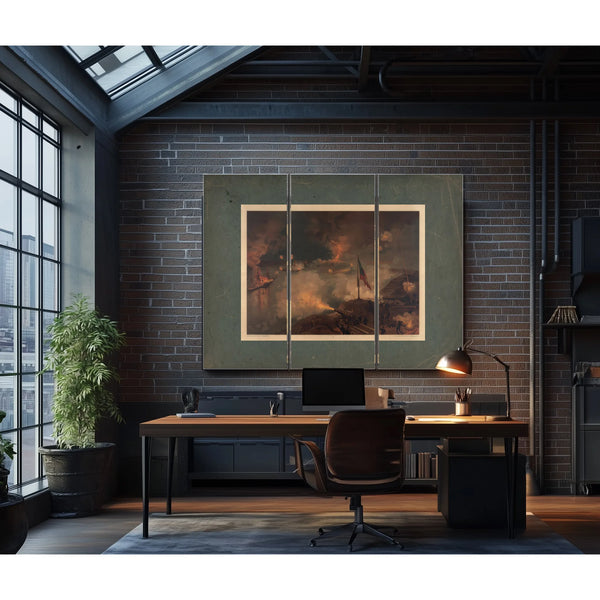 Battle of Port Hudson 1887 — Framed Wall Art Room View | Bella Frye