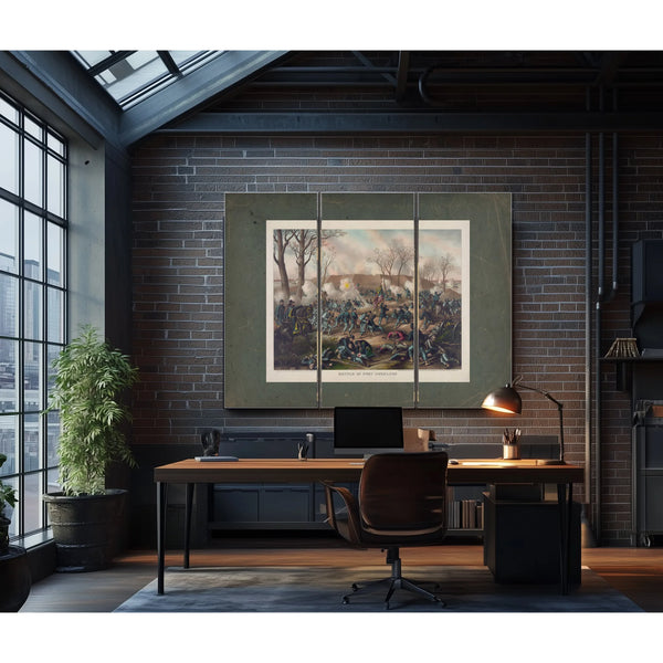 Battle of Fort Donelsoncapture of Generals Sb Buckner and His Army February — Framed Wall Art Room View | Bella Frye