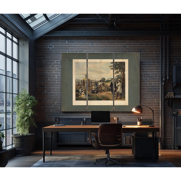 Life of George Washingtonthe Farmer 1854 — Framed Wall Art Room View | Bella Frye