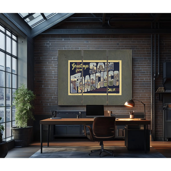 California San Francisco — Framed Wall Art Room View | Bella Frye