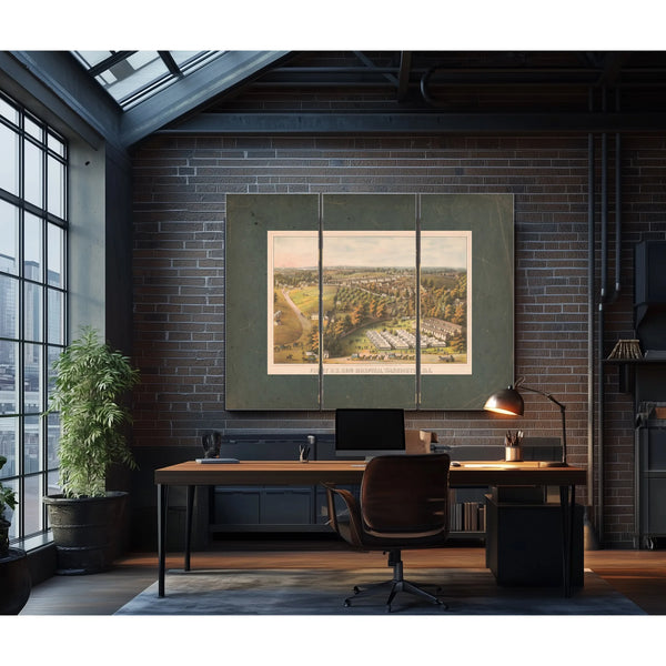 Finley Us General Hospital Washington Dc 1864 — Framed Wall Art Room View | Bella Frye