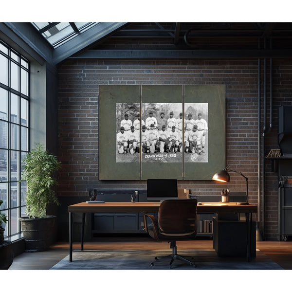 Pittsburgh Crawfords 71e1d4 — Framed Wall Art Room View | Bella Frye