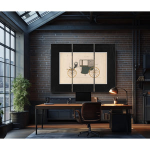 Design for Landaulet No 4211 — Framed Wall Art Room View | Bella Frye