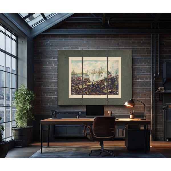 Battle of New Orleans 189 — Framed Wall Art Room View | Bella Frye