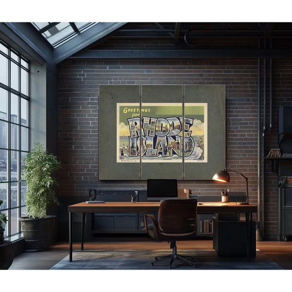 Rhode Island — Framed Wall Art Room View | Bella Frye