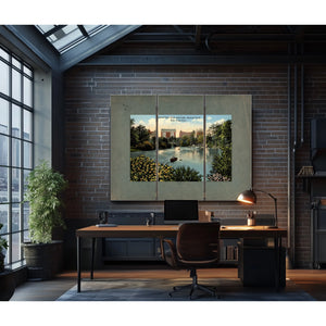 The Gilded Refuge Where Manhattans Elite Escaped to Waters Edge — Framed Wall Art Room View | Bella Frye